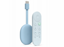 Google Chromecast 4 (with Google TV controller) - blue