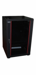 OCRACK 19" OCC-18U-66SBK rozvaděč stojanový 18U/600x600 skleněné dveře