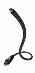 Kabel IN_AKUSTIK TOSLINK M, TOSLINK M, 0,75m, černý