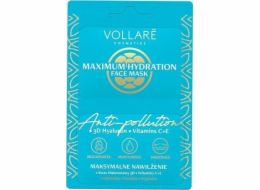 VOLLARE_Anti Pollution Protection Mask + Maximum Hydration hydratační pleťová maska s antioxidačními vlastnostmi 2x5ml