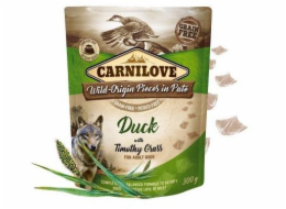 Carnilove Dog Pouch Paté Duck with Timothy Grass 300g kapsičky pro psy