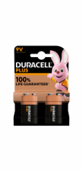 1x2 Duracell Plus 9V-Block MN1640 6LR61