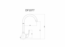 Kuchyňská baterie Thema Lux Swan DF1077