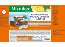 Bioaktivátor pro kanalizační jímky tablety, 3 ks