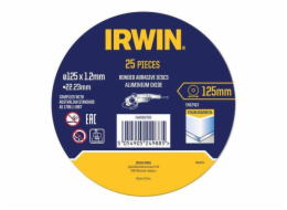 Řezné kotouče na kov IRWIN 125 x 1,2 x 22,23 mm 25 ks