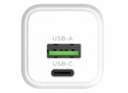 Nabíječka Standart GT-MJ65, USB/USB Type-C, bílá