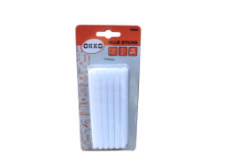 Lepicí tyčinky OKKO, 7,2 x 100 mm, 12 ks, bílé