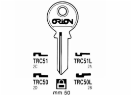 Polotovar klíče Jma Tri Circl TRC51/TRI-9D, 1 ks