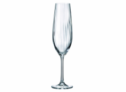 Sklenice na šampaňské BOHEMIA ROYAL CRYSTAL SARAH, 260 ml, 6 ks.