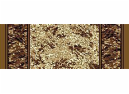 Kobercová cesta Alfa, hnědá/pískově hnědá 90 cm