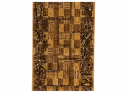 Kobercová cesta ALFA SHIRAZ 506 B55, hnědá, 80 cm