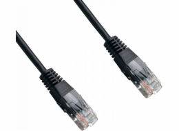 DATACOM Patch cord UTP CAT5E 3m černý