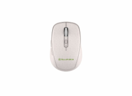 Tellur Green Wireless Mouse Nano Reciever Creame