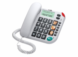 MAXCOM KXT480, Telefón pre seniorov, biely