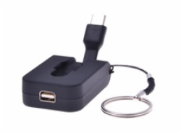 PREMIUMCORD Adaptér USB 3.1 Typ-C male na mini DisplayPort female,zasunovací kabel a kroužek na klíče