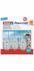 TESA 57543-00012 - Indoor - Hook ručník - Chrome - Adhesivní pás - 1 kg - 3 kusy (E)