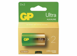 GP D Ultra alkalická (LR20) - 2 ks