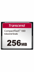 TRANSCEND CompactFlash Card CF180I, 256MB, SLC mode WD-15, Wide Temp.