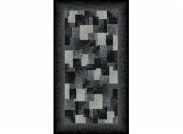 Koberec ALFA, 170×120 mm, černá, šedá