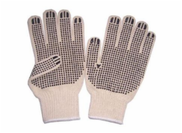 Rukavice, látkové, oboustranné, velikost XL