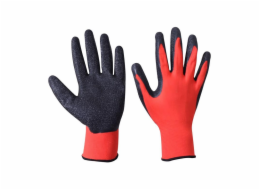 Latexem potažené rukavice, velikost M