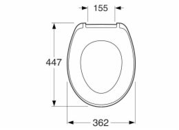 WC víko Saval 8780g101