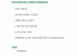 MOTOROVÝ OLEJ CASTROL EDGE TITANIUM FST 0W-40 A3/B4 1L