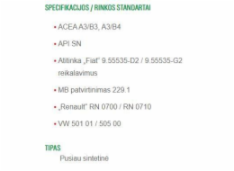 Automobilový motorový olej Castrol GTX Ultraclean, 10W-40, 4l