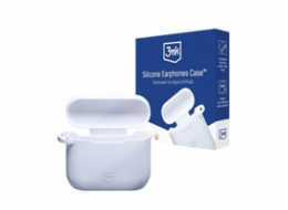 3mk silikonové pouzdro Silicone AirPods Case pro AirPods 2 gen., bílá