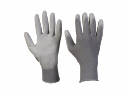 Rukavice, nylon potažený polyuretanem, velikost L