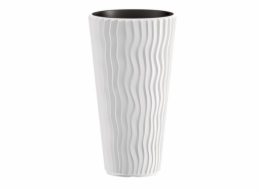 Květináč Prosperplast SANDY SLIM bílý 39 cm 