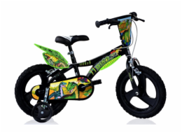 Dětské kolo Dino Bikes 616L-DS, černá/zelená, 16"