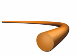 Řezací lano sekačky na trávu 2,4 mm/87 m kulaté