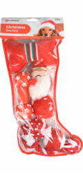Flamingo Vánoční ponožka s hračkami pro psy - set