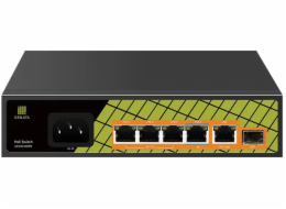 Switch Conexpro GNT-P1006GA 1x GLAN, 4x GLAN s PoE, 1x SFP, 65W
