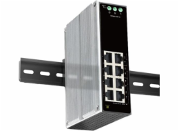 Switch Conexpro GNT-IG1008GL-AC průmyslový, na DIN lištu, 8x GLAN