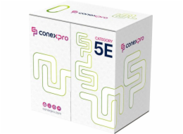 Kabel Conexpro UTP kabel ekonomy, CAT5e, PVC, 24AWG, 305m, šedý