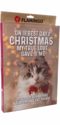 Flamingo Adventní kalendář s pamlsky pro kočky 295g