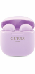 Guess True Wireless Script Logo BT5.3 6H Stereo Earphones Purple Teď si užijete každý tón v dokonalosti s Guess True Wireless Script Logo bezdrátovými sluchátky.