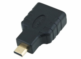 Adaptér BLOW HDMI Micro M, HDMI F, černý 92-105#