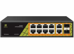 Switch Conexpro GNT-P1012G6 2x GLAN, 8x GLAN s PoE, 2x SFP, 120W