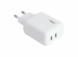 Akyga Nabíječka univerzální 2x USB-C PD 5-12V / max. 3A 40W Quick Charge 3.0, bílá Akyga Nabíječka univerzální 2x USB-C PD 5-12V / max. 3A 40W Quick Charge 3.0, bílá