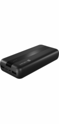 NATEC powerbanka TREVI 20000 mAh 2X USB-A +1X USB-C, černá