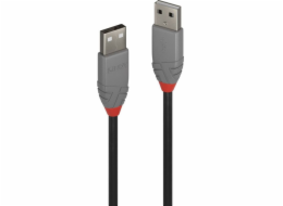 Lindy USB-A - USB-A kabel USB 3 m černý (36694)