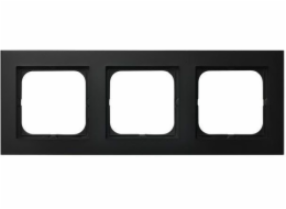 Trojitý rám Ospel Sonata, metalická černá (R-3R/33)