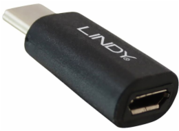 Lindy USB-C - microUSB USB adaptér černý (41896)