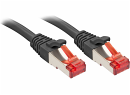 Lindy RJ-45/RJ-45, kat.6, S/FTP, černá, 1,5m (47778)