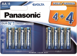 Baterie Panasonic AA/R6 8 ks.