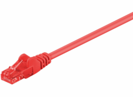 Goobay U/UTP propojovací kabel kat. 6 CCA červený 3m (68411)