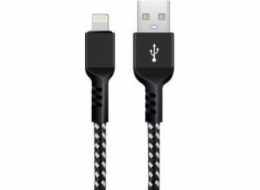 Maclean USB-A – Lightning kabel 1 m černý (MCE472)